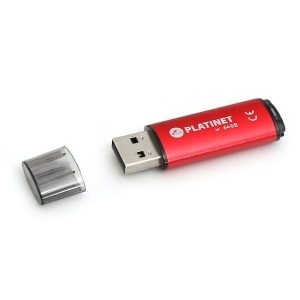 PLATINET PENDRIVE USB 2.0 X-Depo 64GB RED [43612]