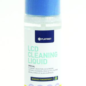 PLATINET PŁYN DO LCD 125ML + MIKROFIBRA 15x18CM / LCD cleaning liquid + microfiber 43438